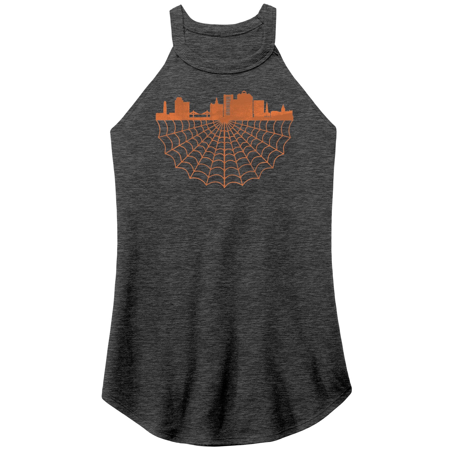 Spiderweb Skyline | Tri Rocker Tank